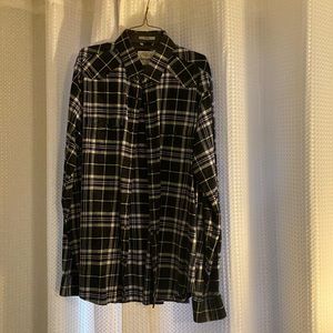 Fitted Express Men’s plaid button down